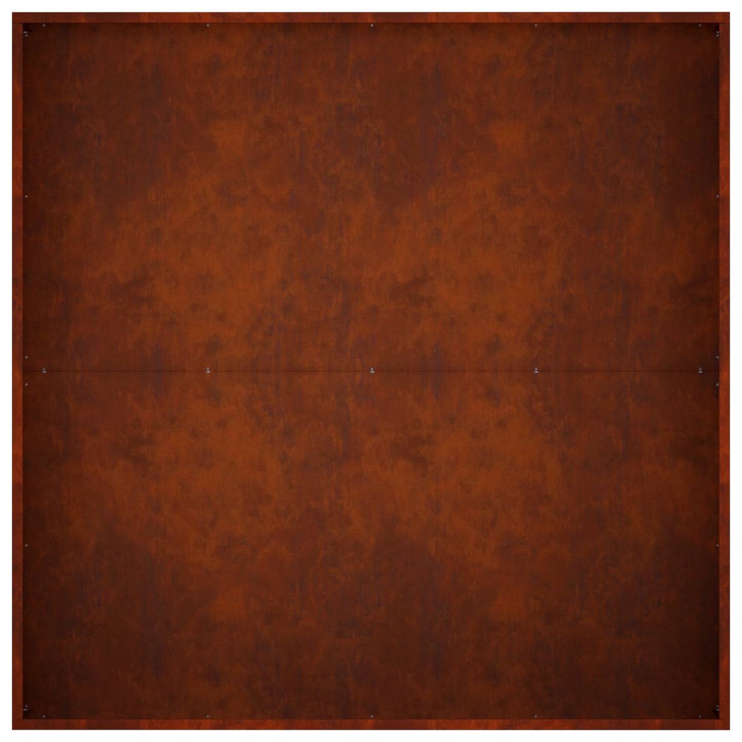 Garden Planter Rusty 100 x 100 x 20 cm Weathering Steel