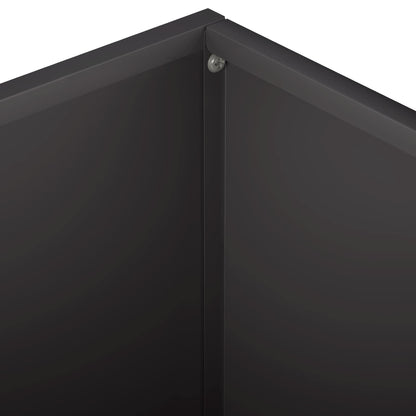 Garden Planter 2 pcs Black 40 x 40 x 30 cm Cold-rolled Steel