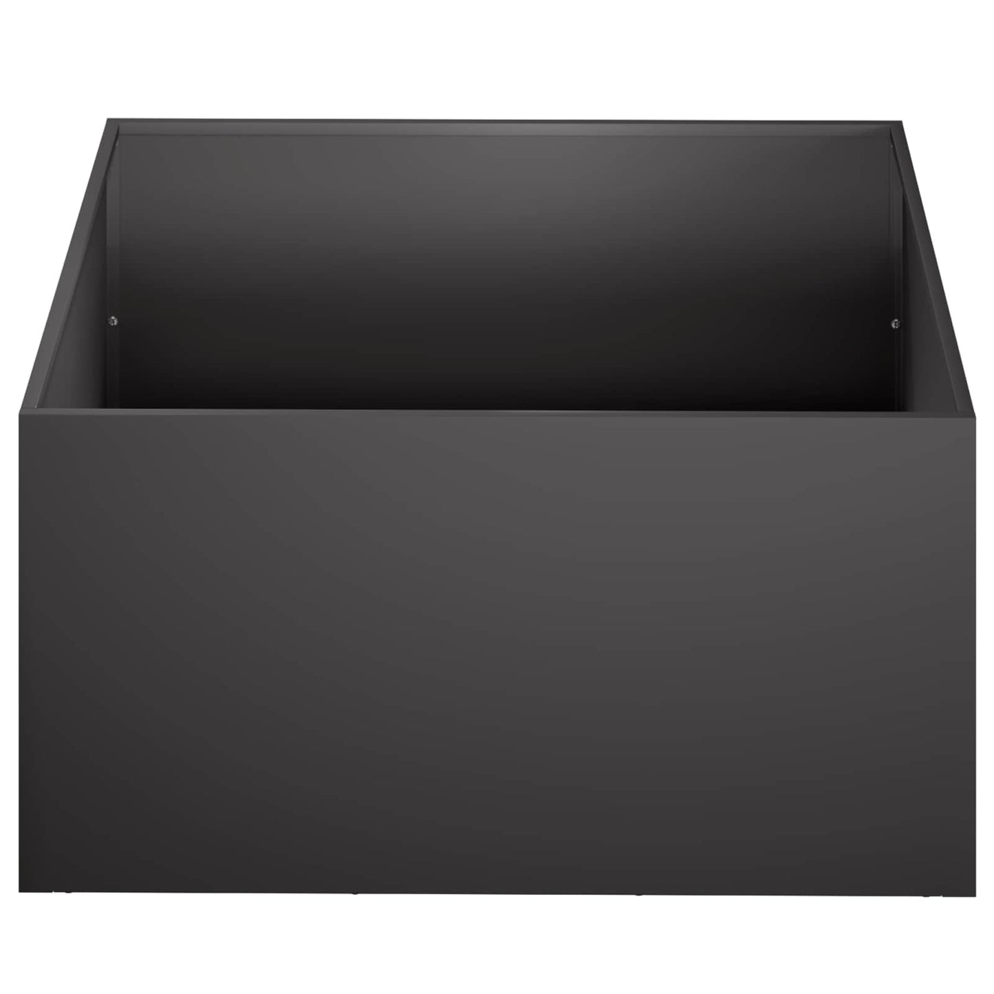 Garden Planter 2 pcs Black 40 x 40 x 30 cm Cold-rolled Steel