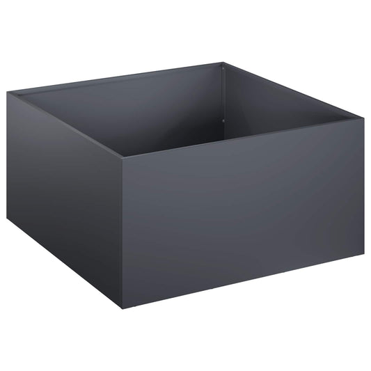Garden Planter Anthracite 40 x 40 x 30 cm Cold-rolled Steel