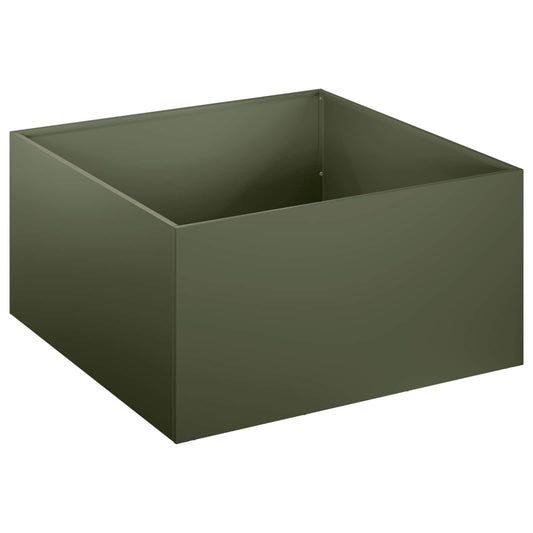 Garden Planter Olive Green 40 x 40 x 30 cm Cold-rolled Steel