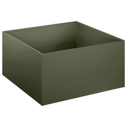 Garden Planter 2 pcs Olive Green 40 x 40 x 30 cm