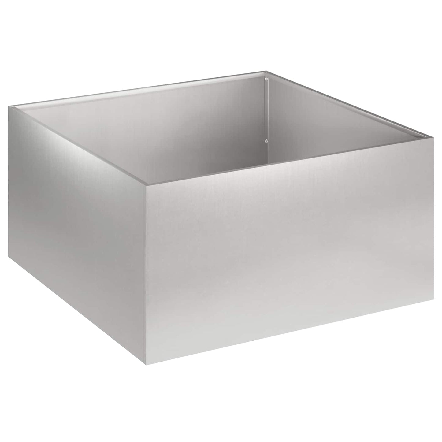 Garden Planter Silver 40 x 40 x 30 cm Stainless Steel