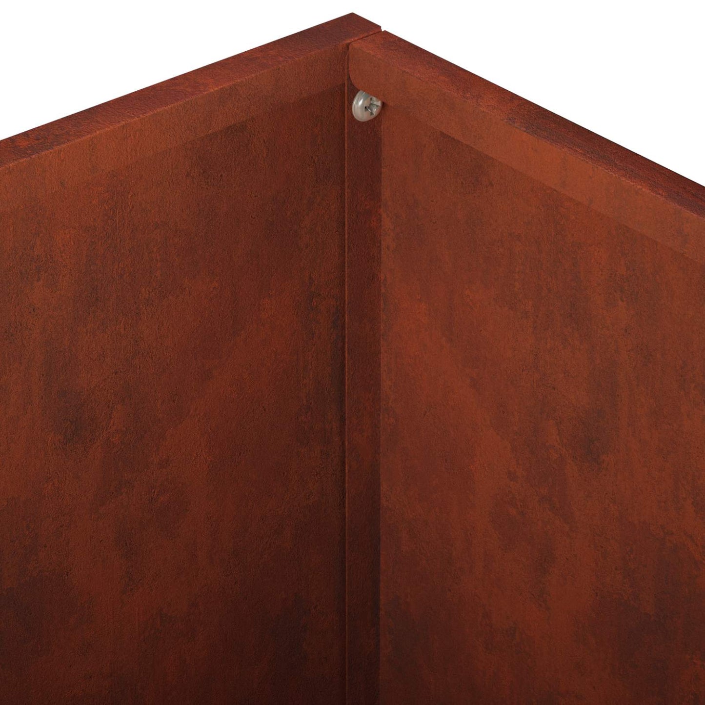 Garden Planter 2 pcs Rusty 40 x 40 x 30 cm Weathering Steel