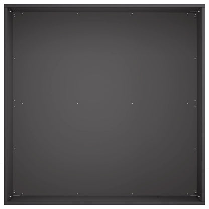 Garden Planter Black 60 x 60 x 30 cm Cold-rolled Steel