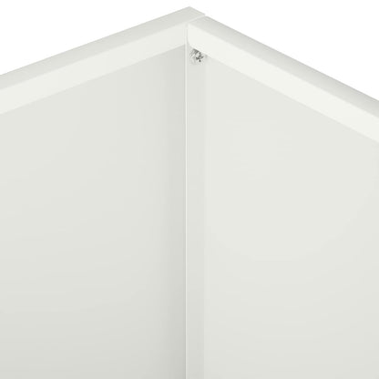 Garden Planter 2 pcs White 60 x 60 x 30 cm Cold-rolled Steel