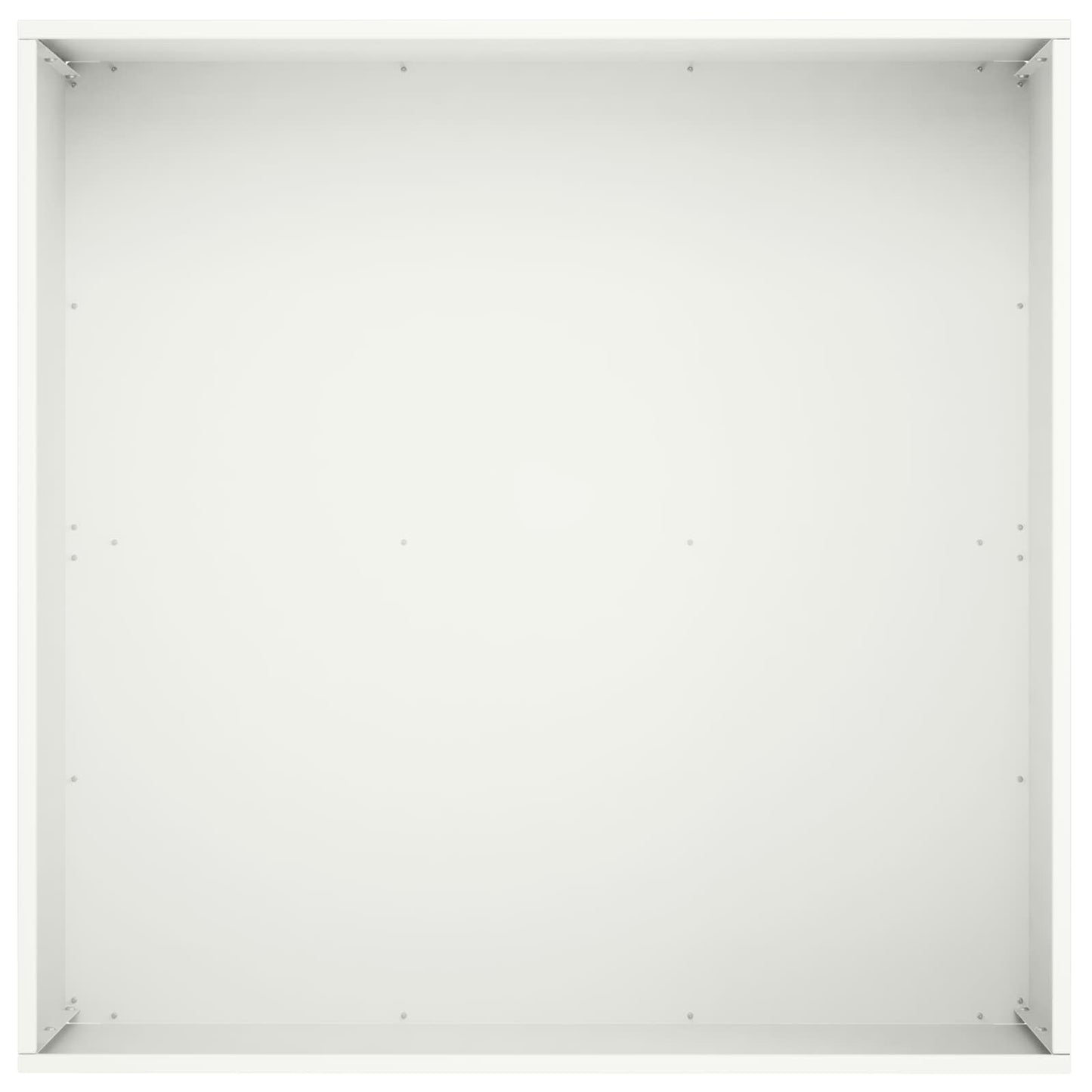 Garden Planter 2 pcs White 60 x 60 x 30 cm Cold-rolled Steel