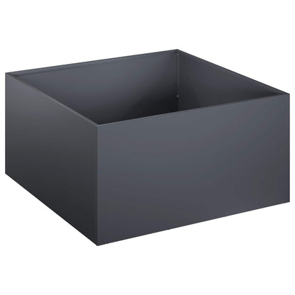 Garden Planter 2 pcs Anthracite 60 x 60 x 30 cm