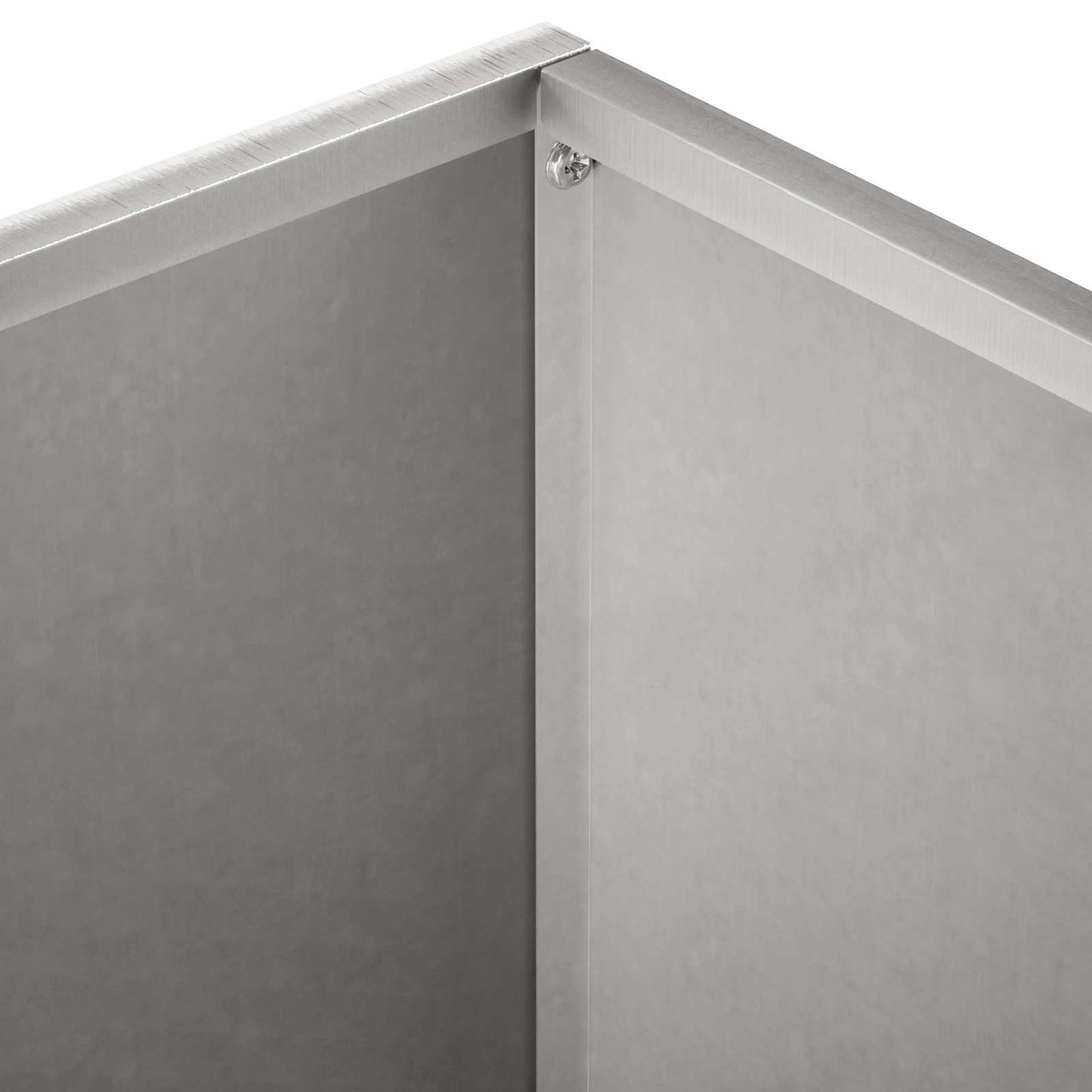 Garden Planter Silver 60 x 60 x 30 cm Stainless Steel