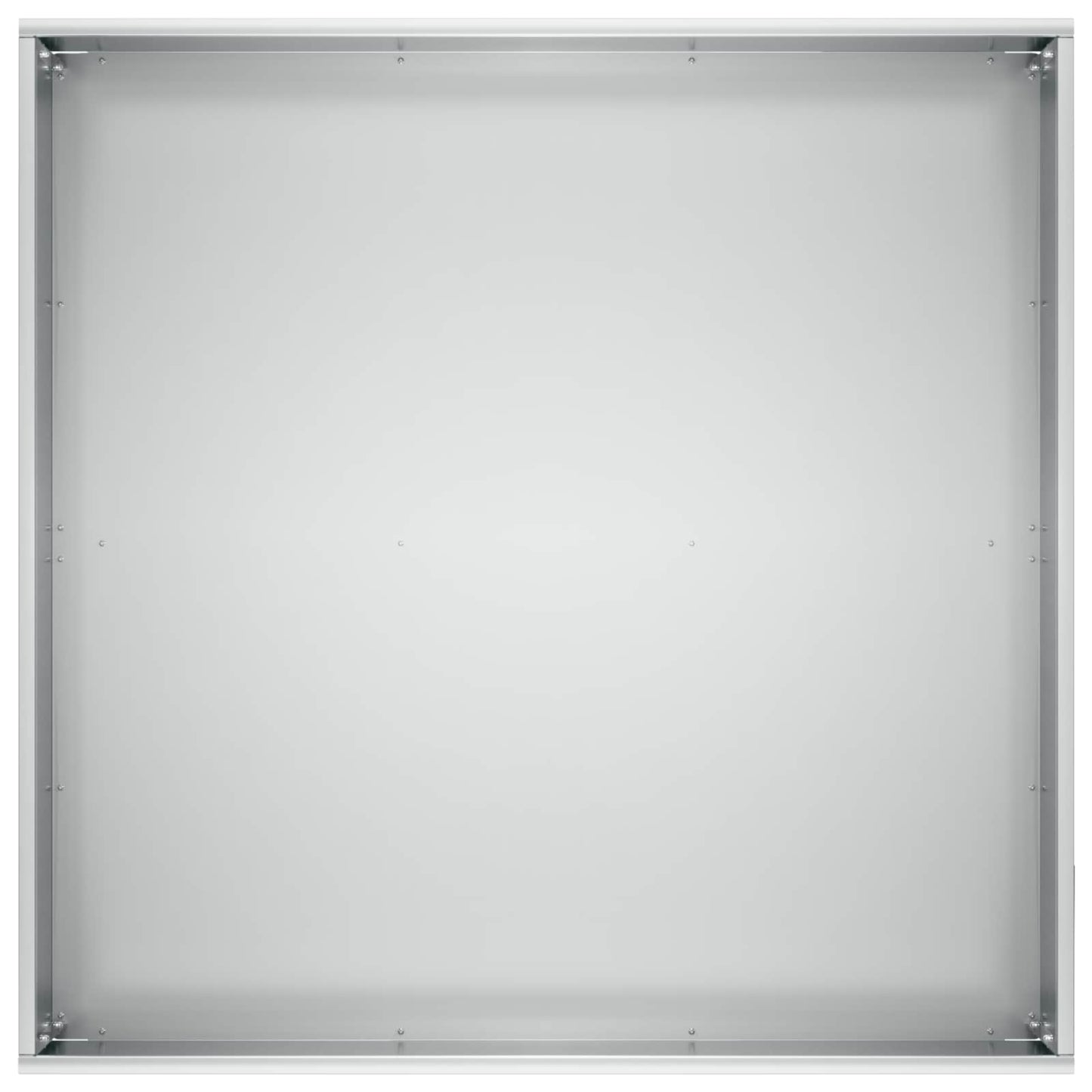 Garden Planter Silver 60 x 60 x 30 cm Galvanised Steel