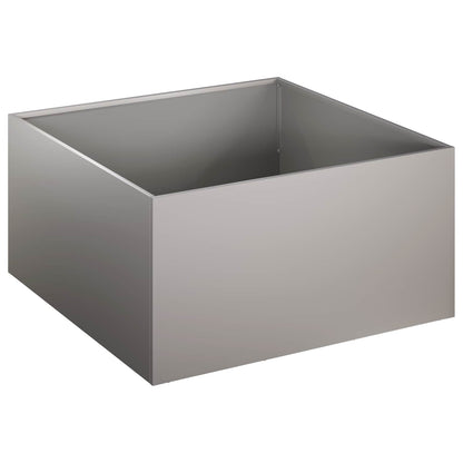 Garden Planter Rusty 60 x 60 x 30 cm Weathering Steel