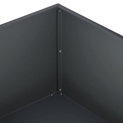 Garden Planter Anthracite 80 x 80 x 30 cm Cold-rolled Steel