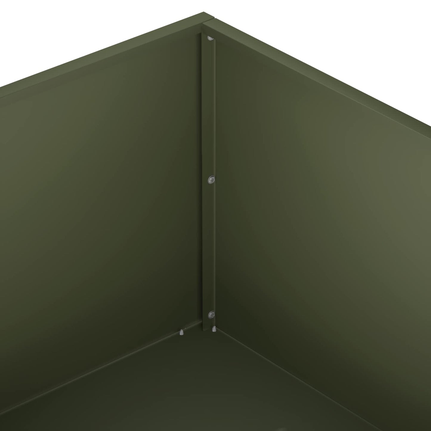 Garden Planter 2 pcs Olive Green 80 x 80 x 30 cm