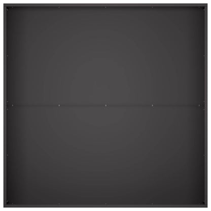 Garden Planter 2 pcs Black 100 x 100 x 30 cm Cold-rolled Steel