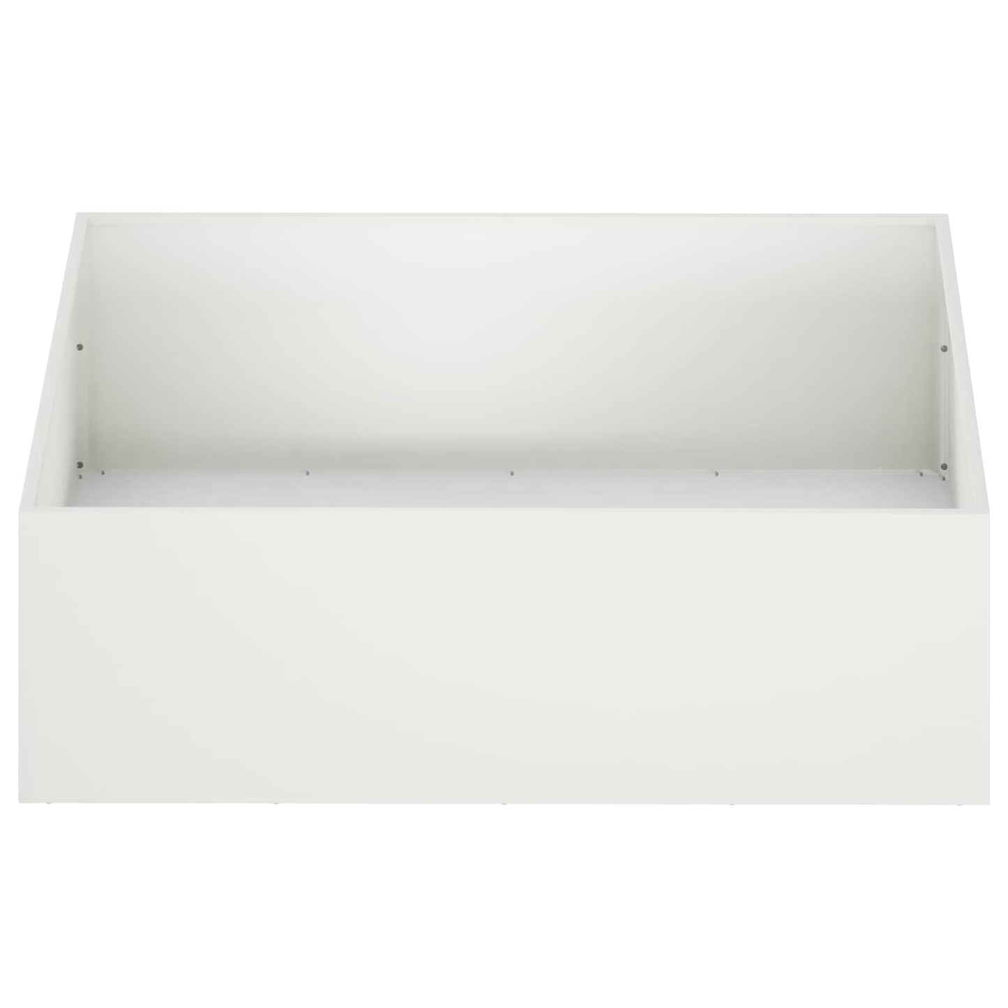 Garden Planter White 100 x 100 x 30 cm Cold-rolled Steel