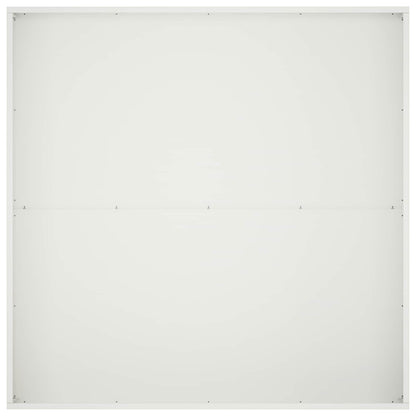 Garden Planter White 100 x 100 x 30 cm Cold-rolled Steel