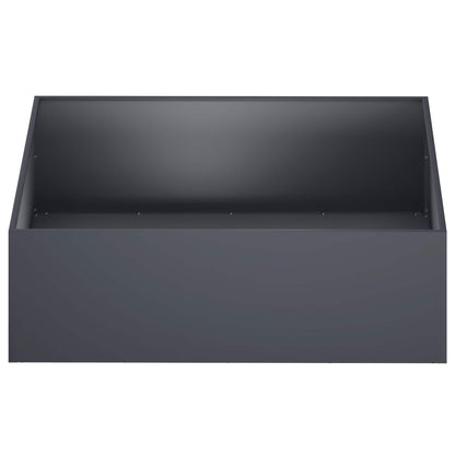 Garden Planter Anthracite 100 x 100 x 30 cm Cold-rolled Steel