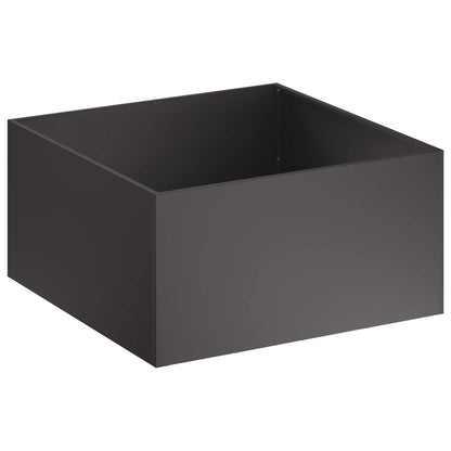 Garden Planter Black 60 x 60 x 40 cm Cold-rolled Steel