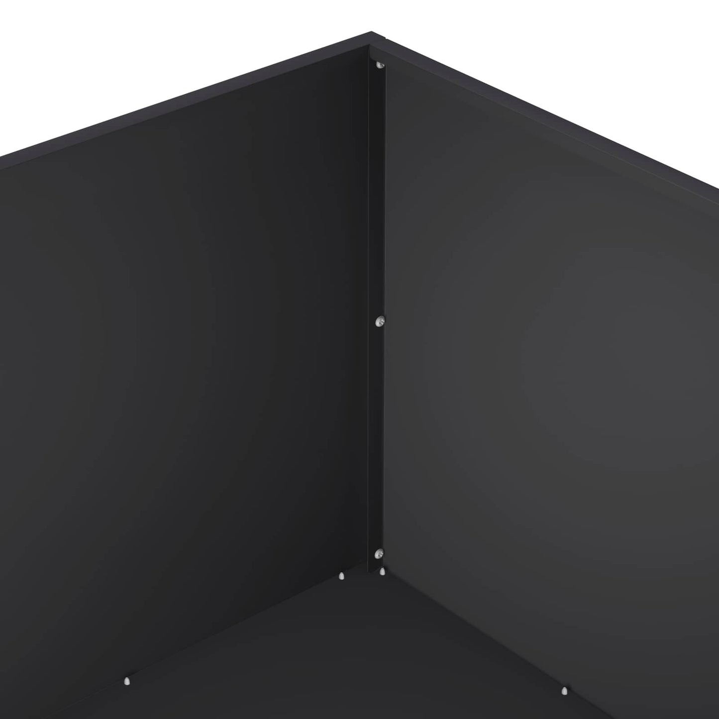 Garden Planter 2 pcs Black 60 x 60 x 40 cm Cold-rolled Steel