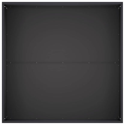 Garden Planter 2 pcs Black 60 x 60 x 40 cm Cold-rolled Steel