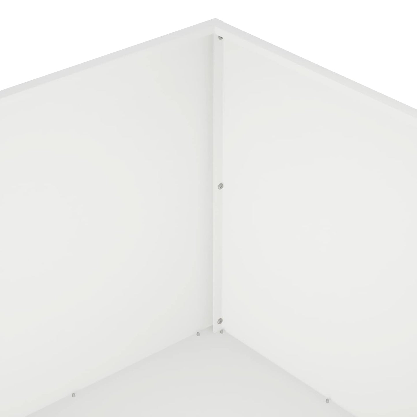 Garden Planter White 60 x 60 x 40 cm Cold-rolled Steel