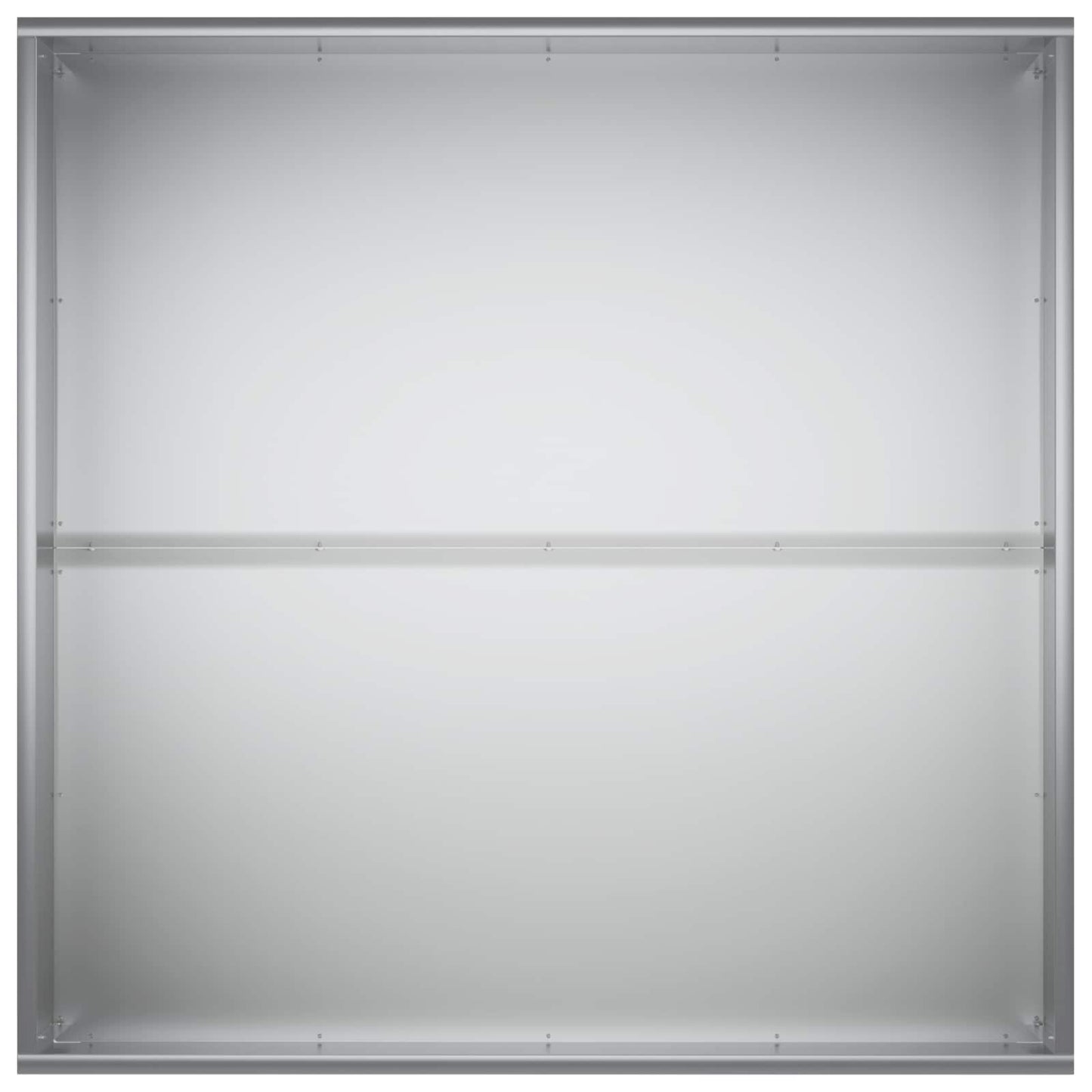 Garden Planter Silver 60 x 60 x 40 cm Galvanised Steel