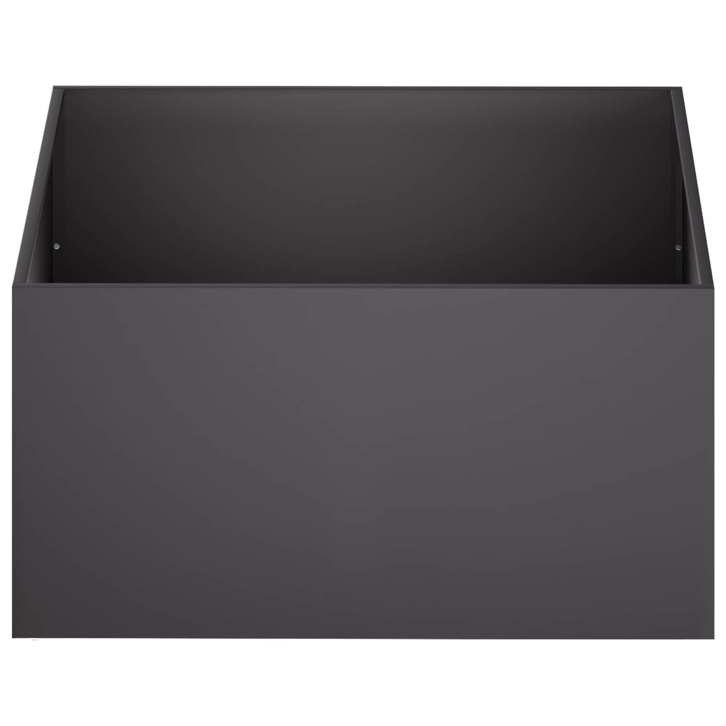 Garden Planter Black 80 x 80 x 40 cm Cold-rolled Steel