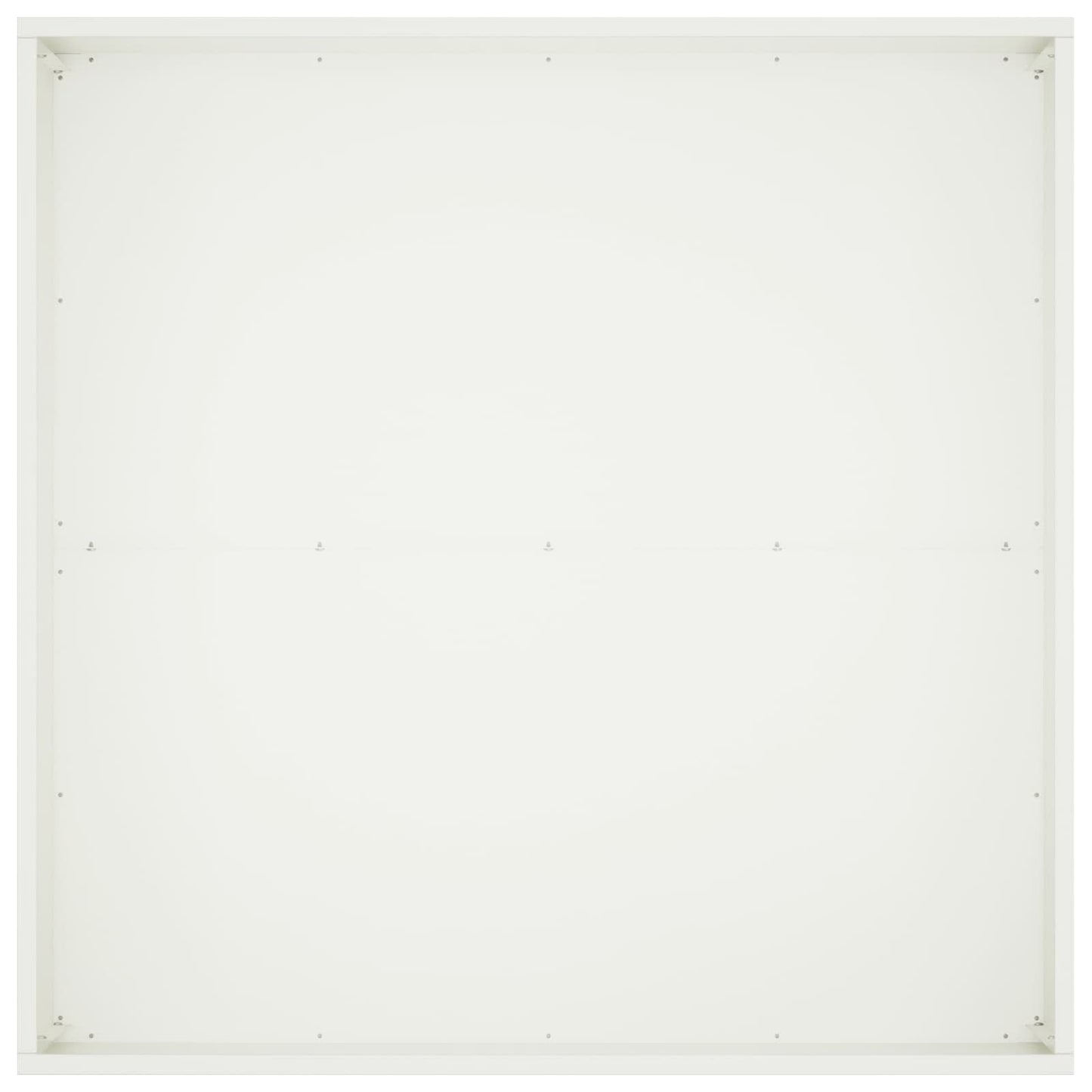 Garden Planter White 80 x 80 x 40 cm Cold-rolled Steel