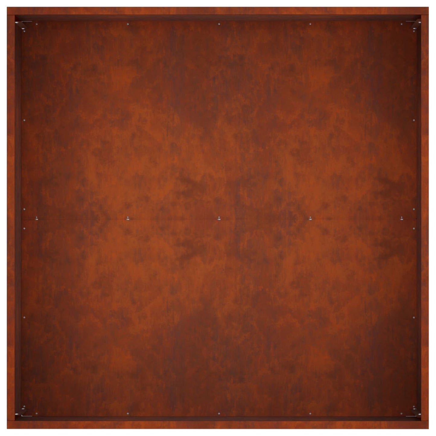 Garden Planter Rusty 80 x 80 x 40 cm Weathering Steel
