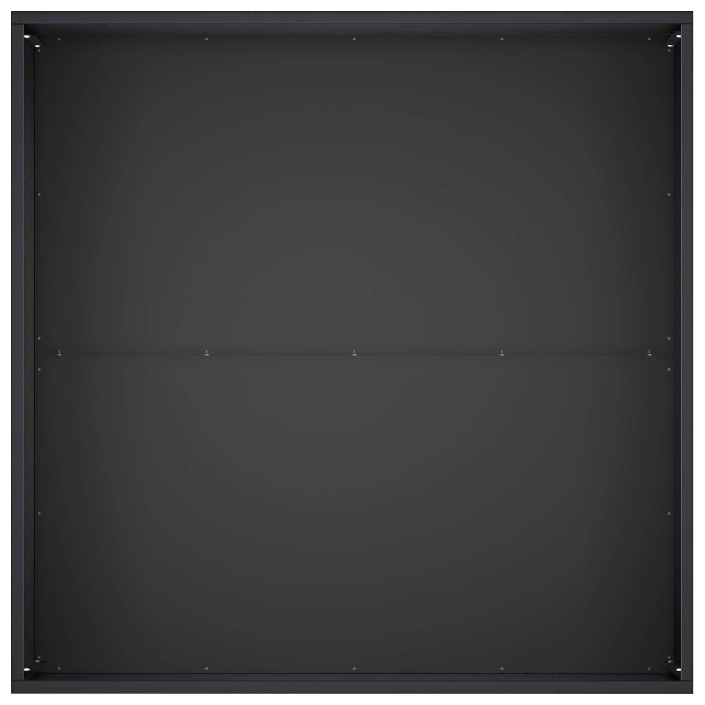 Garden Planter 2 pcs Black 100 x 100 x 40 cm Cold-rolled Steel