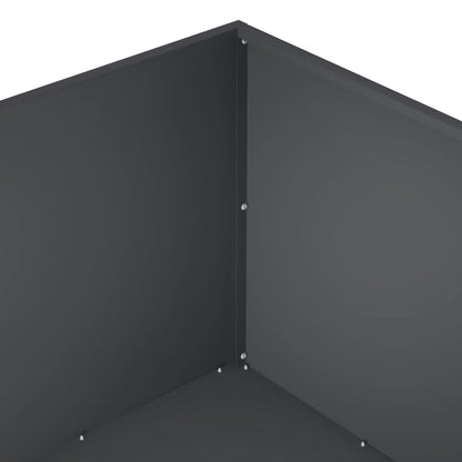 Garden Planter Anthracite 100 x 100 x 40 cm Cold-rolled Steel