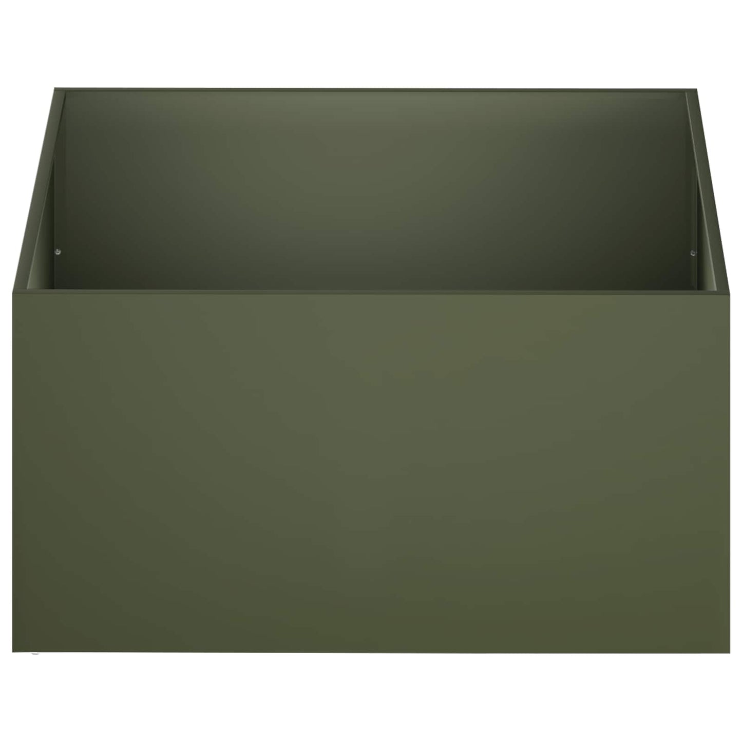 Garden Planter Olive Green 100 x 100 x 40 cm Cold-rolled Steel