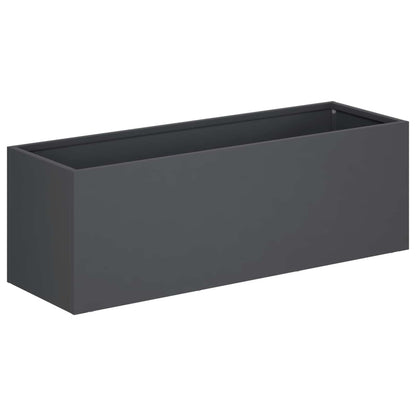 Garden Planter Anthracite 40 x 20 x 20 cm Cold-rolled Steel