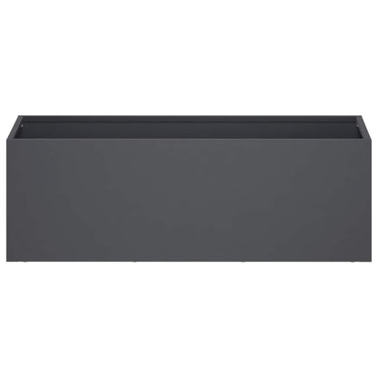Garden Planter Anthracite 40 x 20 x 20 cm Cold-rolled Steel