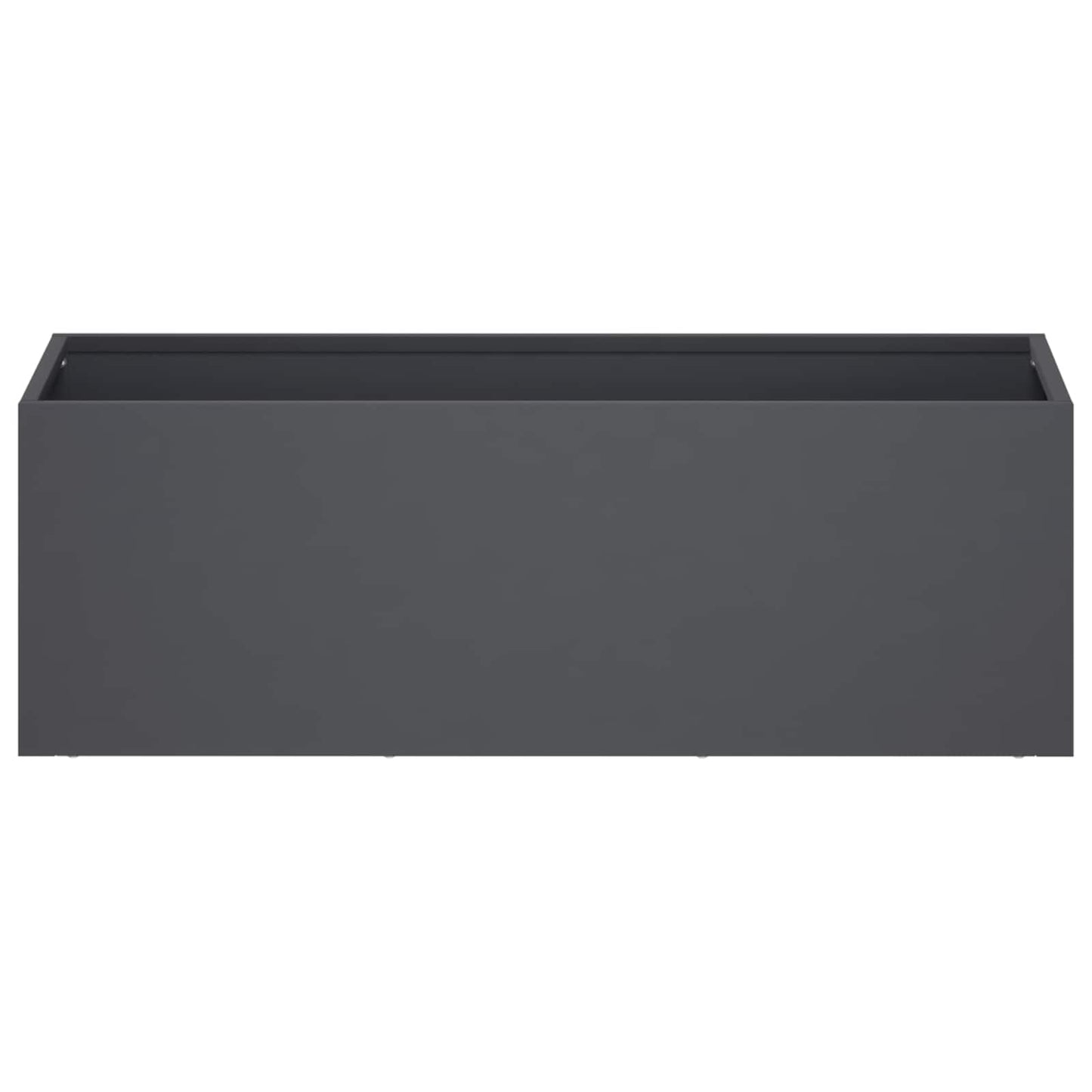 Garden Planter 2 pcs Anthracite 40 x 20 x 20 cm