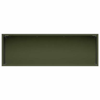 Garden Planter Olive Green 40 x 20 x 20 cm Cold-rolled Steel