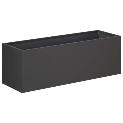 Garden Planter Black 60 x 20 x 20 cm Cold-rolled Steel