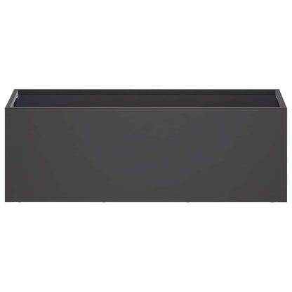 Garden Planter Black 60 x 20 x 20 cm Cold-rolled Steel