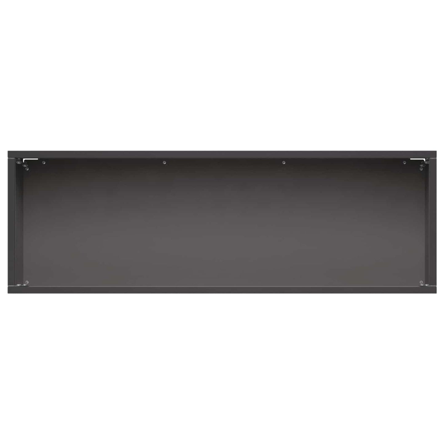 Garden Planter 2 pcs Black 60 x 20 x 20 cm Cold-rolled Steel