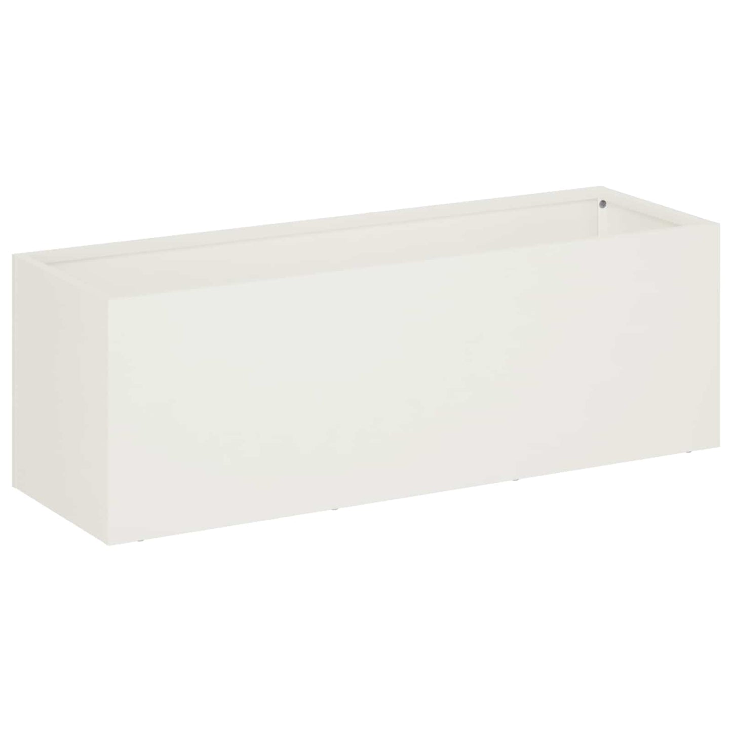 Garden Planter 2 pcs White 60 x 20 x 20 cm Cold-rolled Steel