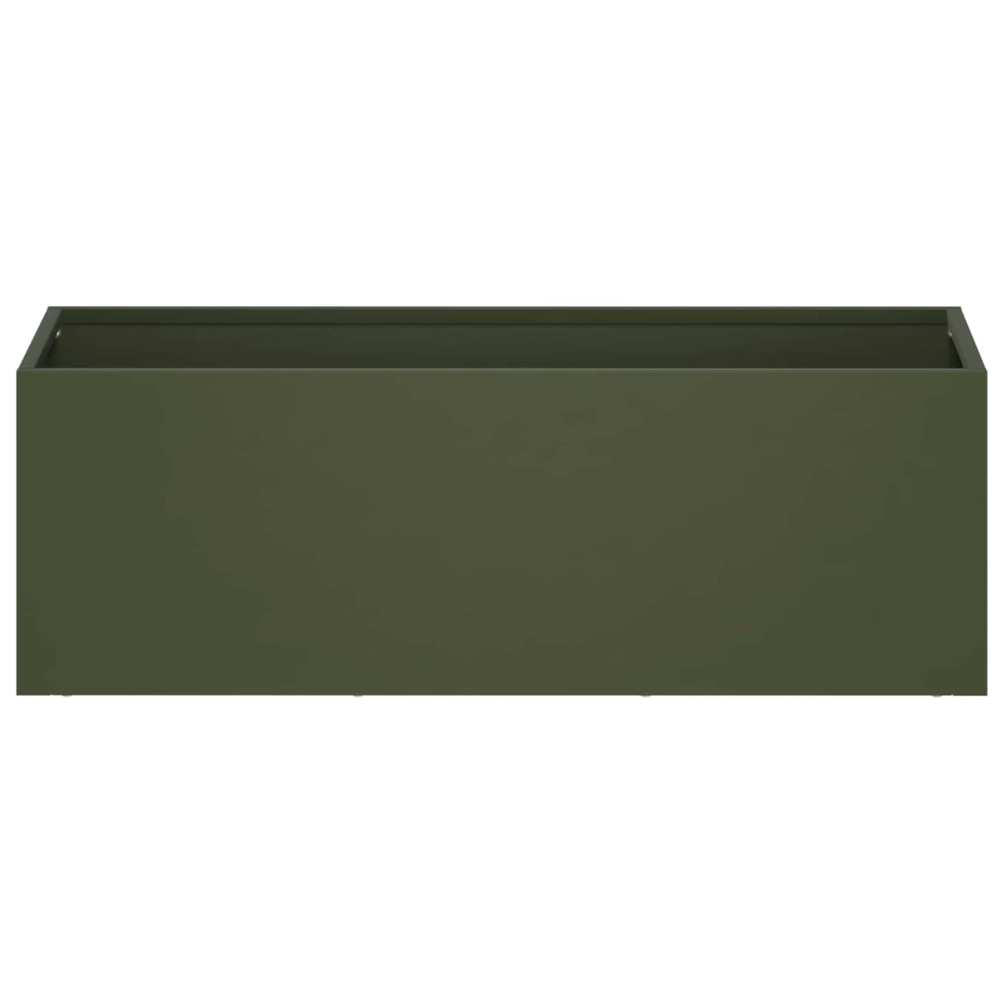 Garden Planter Olive Green 60 x 20 x 20 cm Cold-rolled Steel