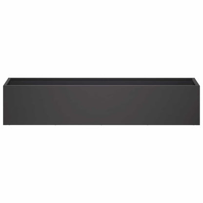 Garden Planter Black 80 x 20 x 20 cm Cold-rolled Steel