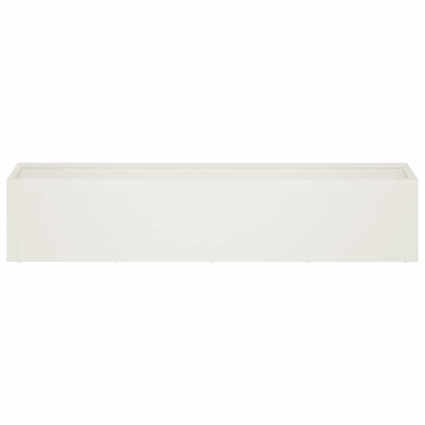 Garden Planter White 80 x 20 x 20 cm Cold-rolled Steel