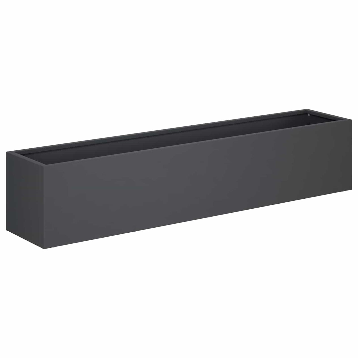 Garden Planter 2 pcs Anthracite 80 x 20 x 20 cm