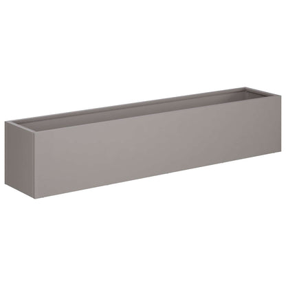 Garden Planter Rusty 80 x 20 x 20 cm Weathering Steel