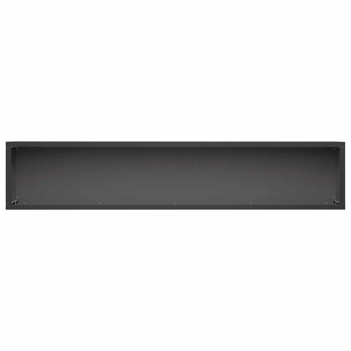 Garden Planter 2 pcs Black 100 x 20 x 20 cm Cold-rolled Steel