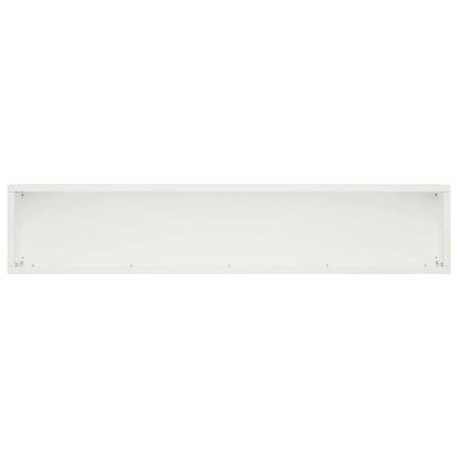 Garden Planter White 100 x 20 x 20 cm Cold-rolled Steel