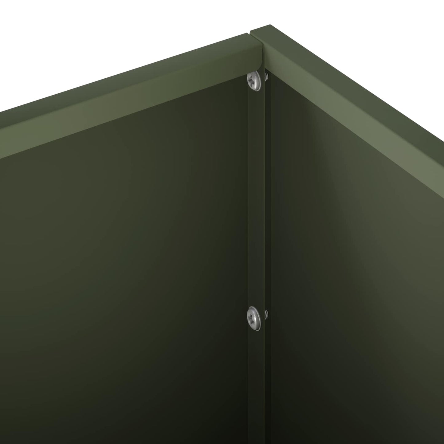 Garden Planter 2 pcs Olive Green 100 x 20 x 20 cm
