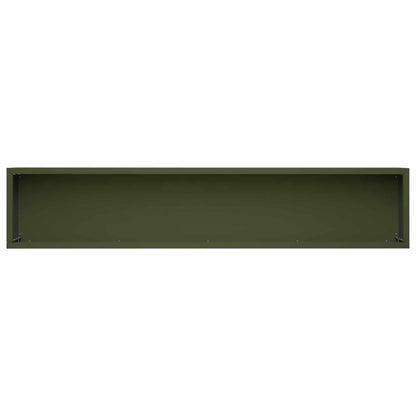 Garden Planter 2 pcs Olive Green 100 x 20 x 20 cm