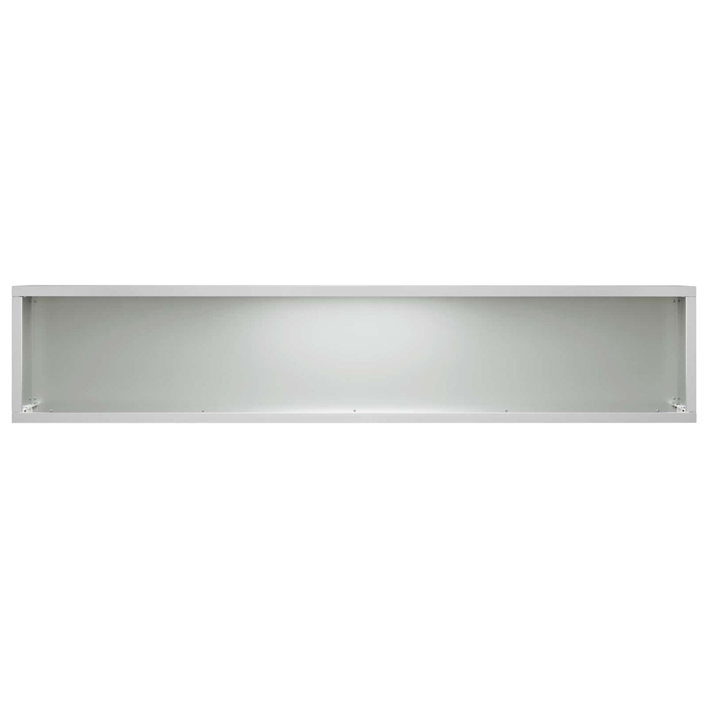 Garden Planter Silver 100 x 20 x 20 cm Galvanised Steel